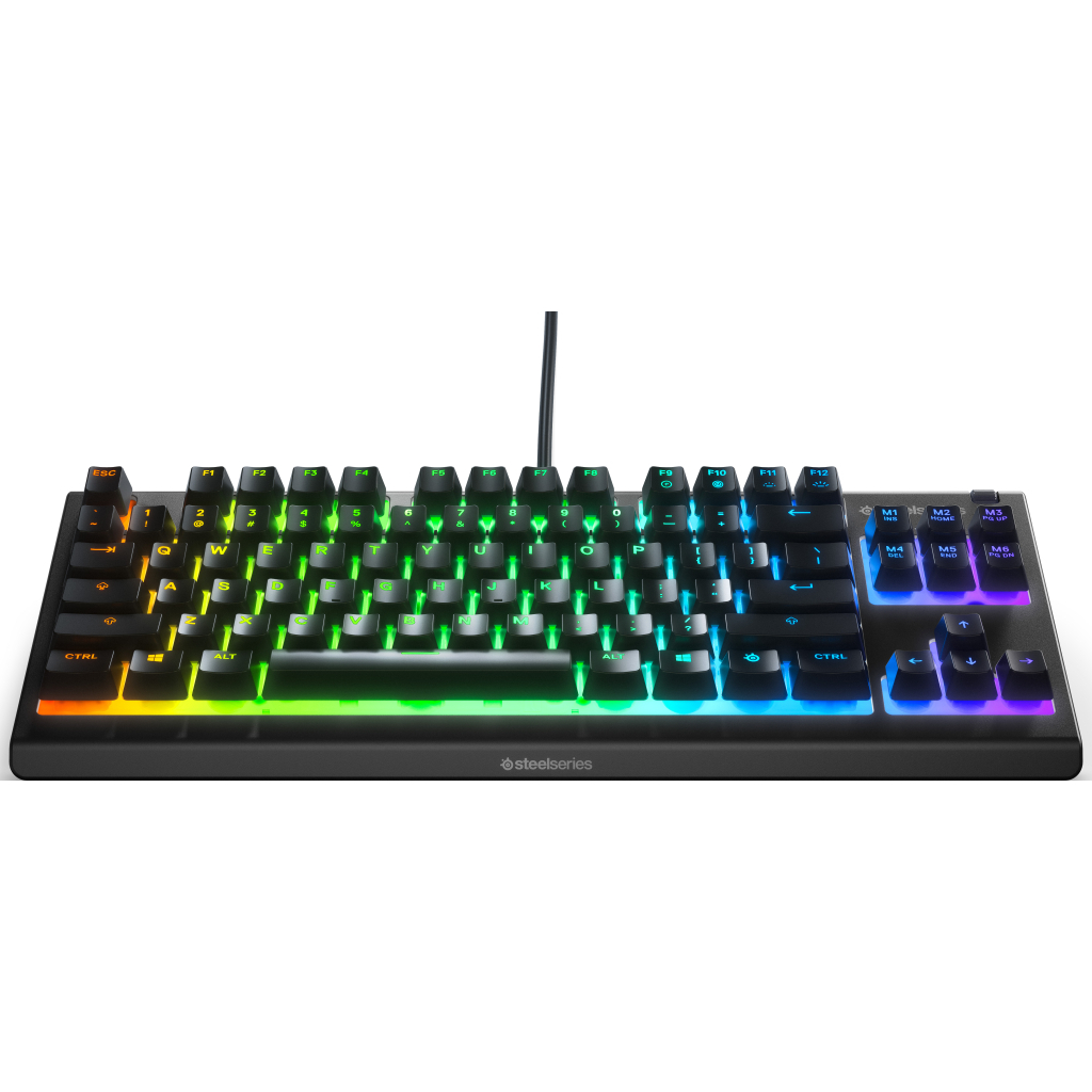 Клавиатура SteelSeries Apex 3 TKL USB UA Black (SS64817) - 3