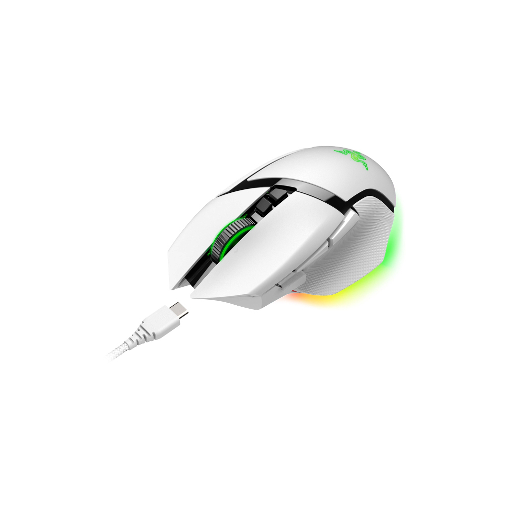 Мышка Razer Basilisk V3 PRO Wireless White (RZ01-04620200-R3G1) - 2