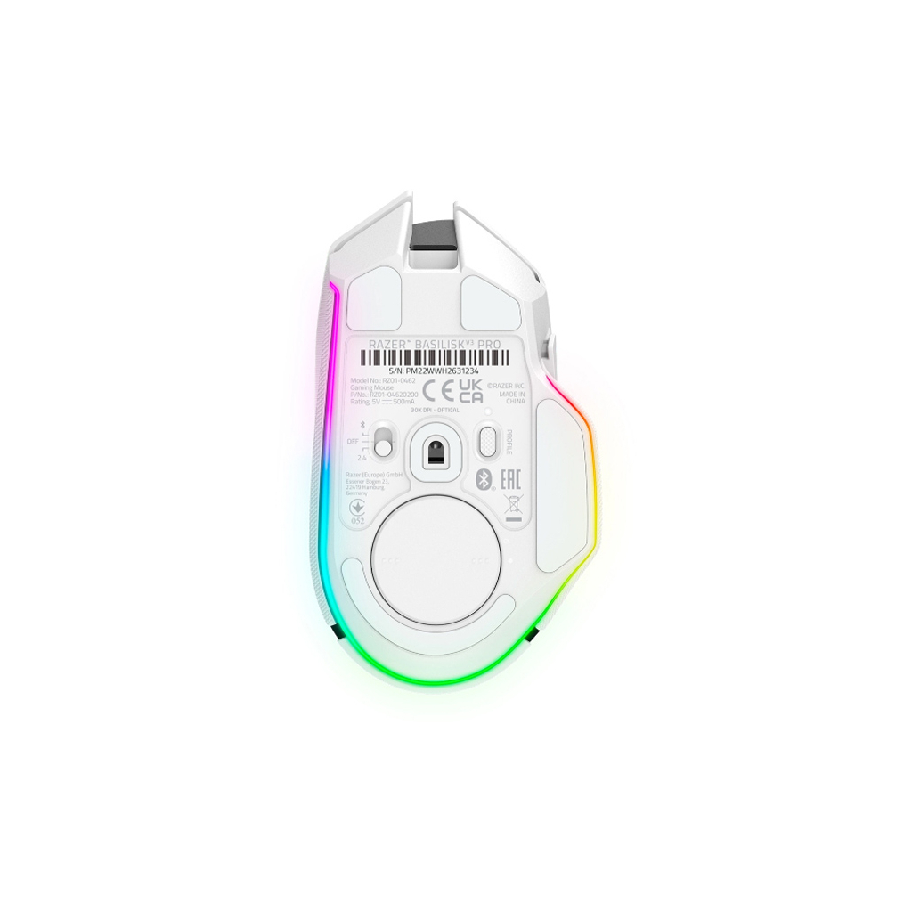 Мышка Razer Basilisk V3 PRO Wireless White (RZ01-04620200-R3G1) - 5