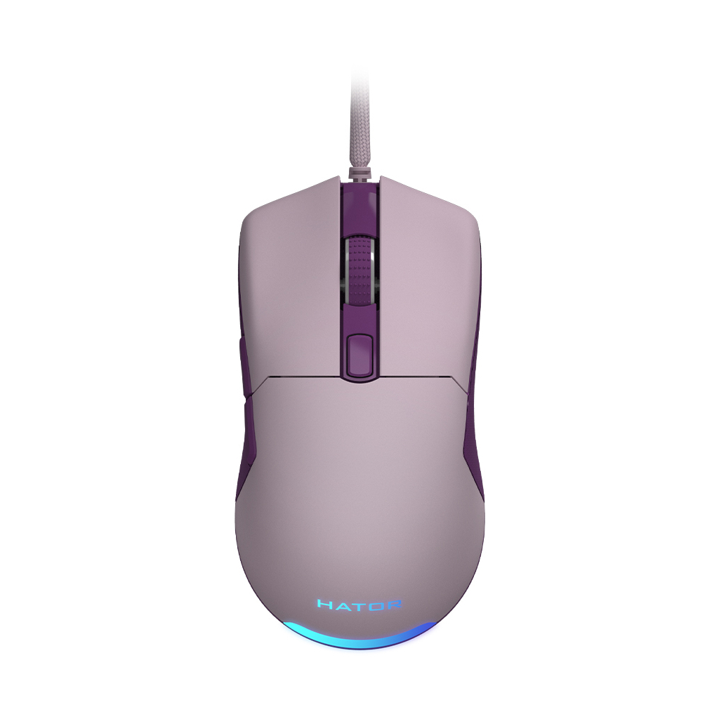 Мышка Hator Pulsar Essential USB Lilac (HTM-307)