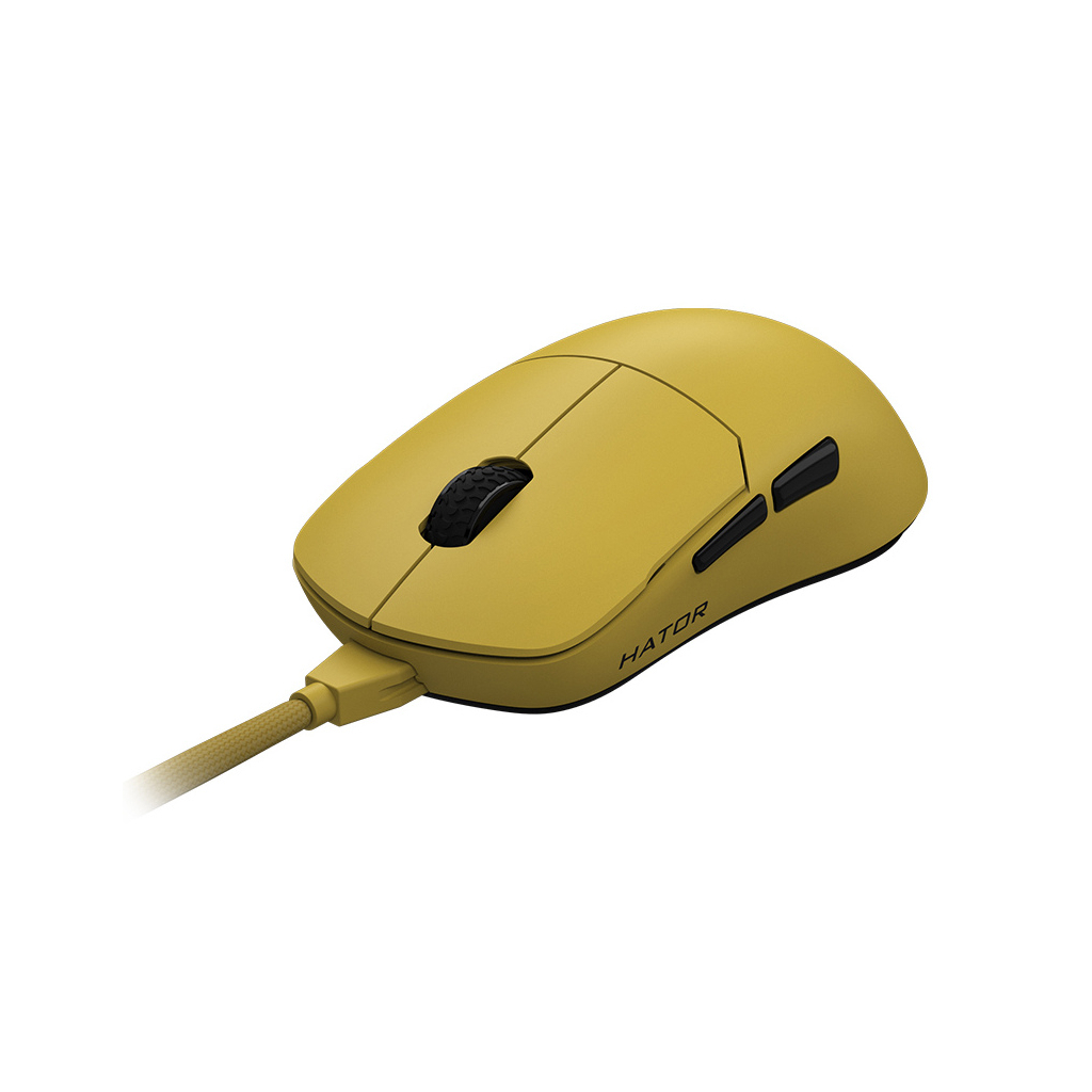 Мышка Hator Quasar Essential USB Yellow (HTM-402) - 1
