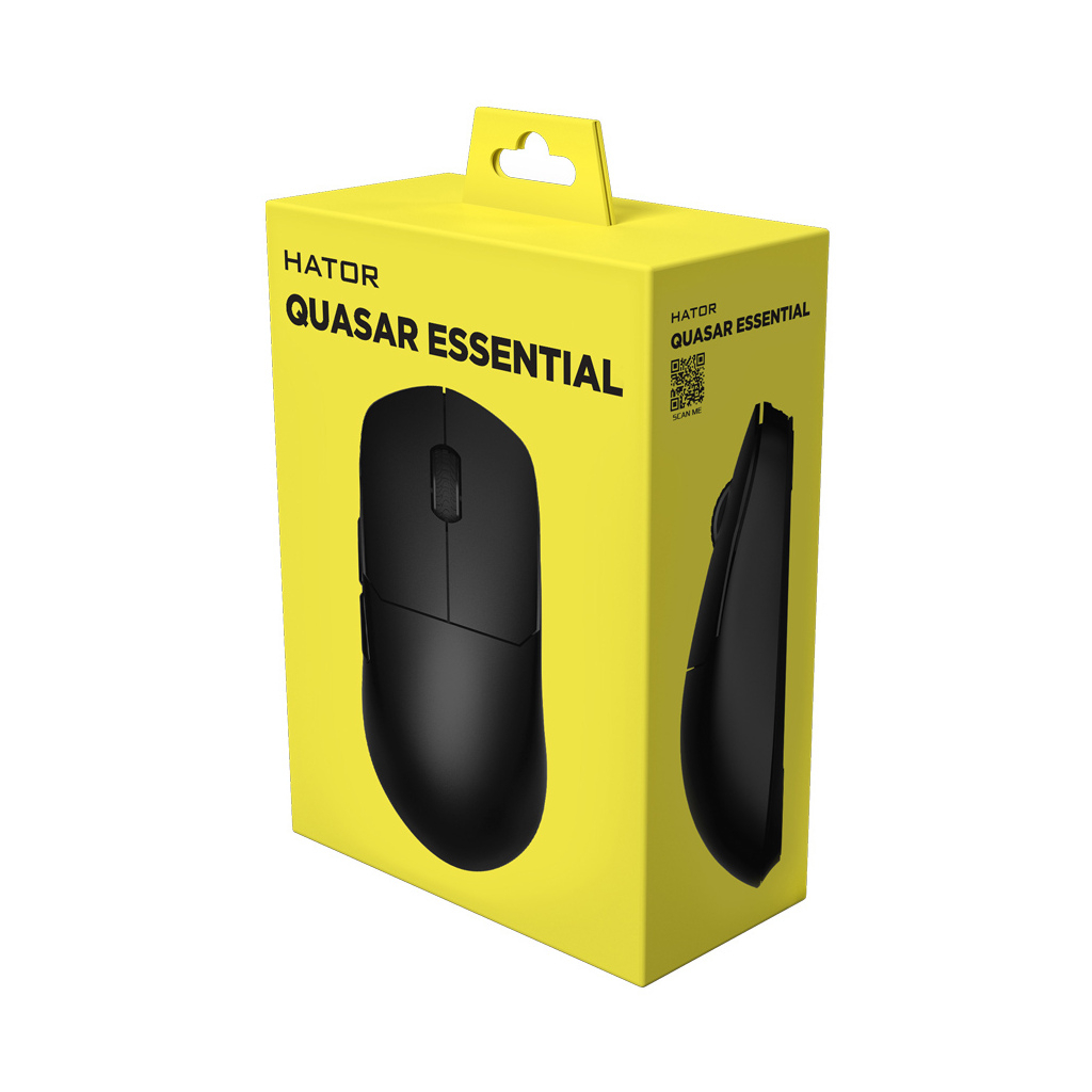 Мышка Hator Quasar Essential USB Yellow (HTM-402) - 6