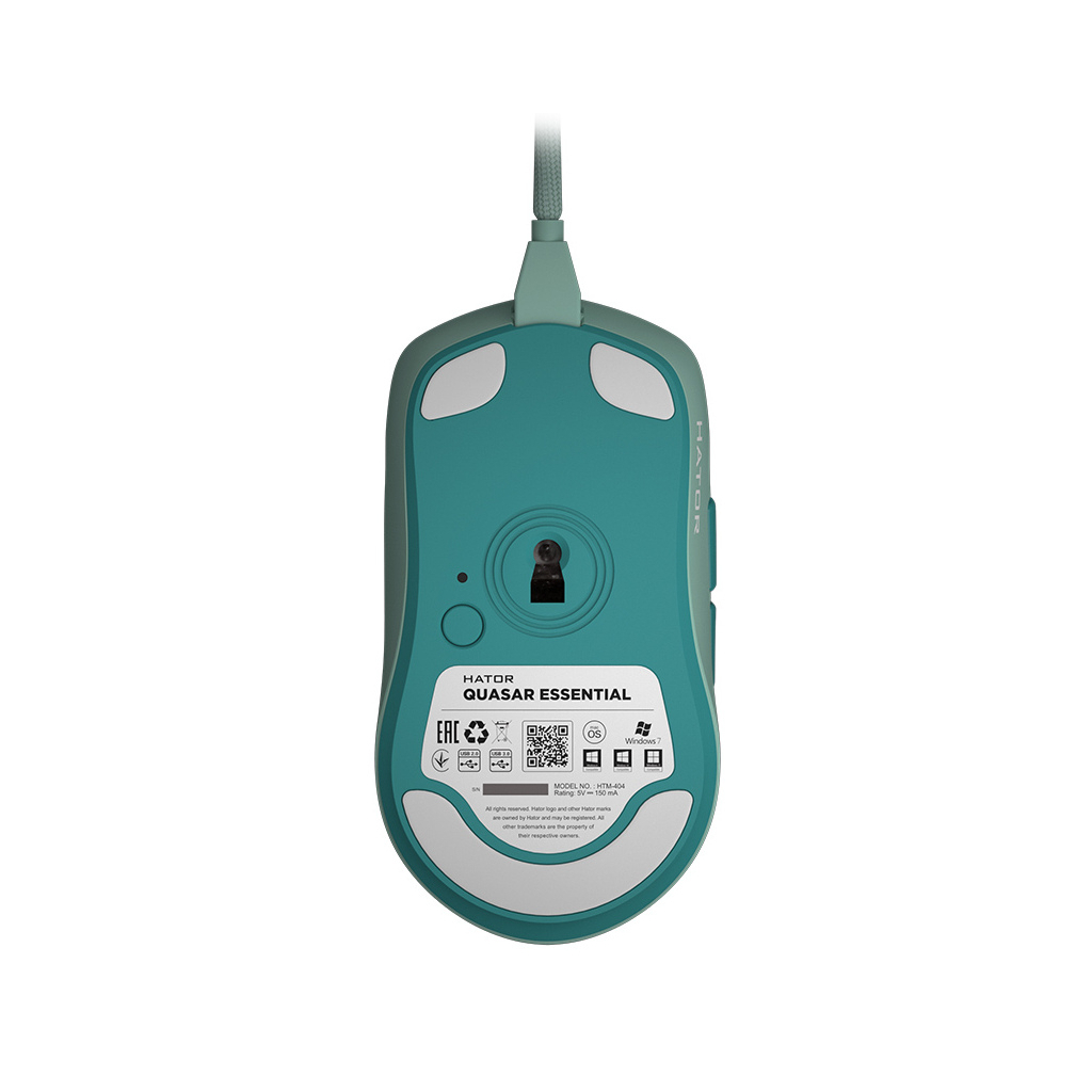 Мышка Hator Quasar Essential USB Mint (HTM-404) - 5