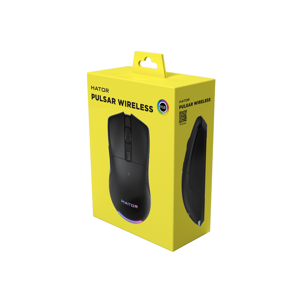 Мышка Hator Pulsar Wireless Black (HTM-315) - 6