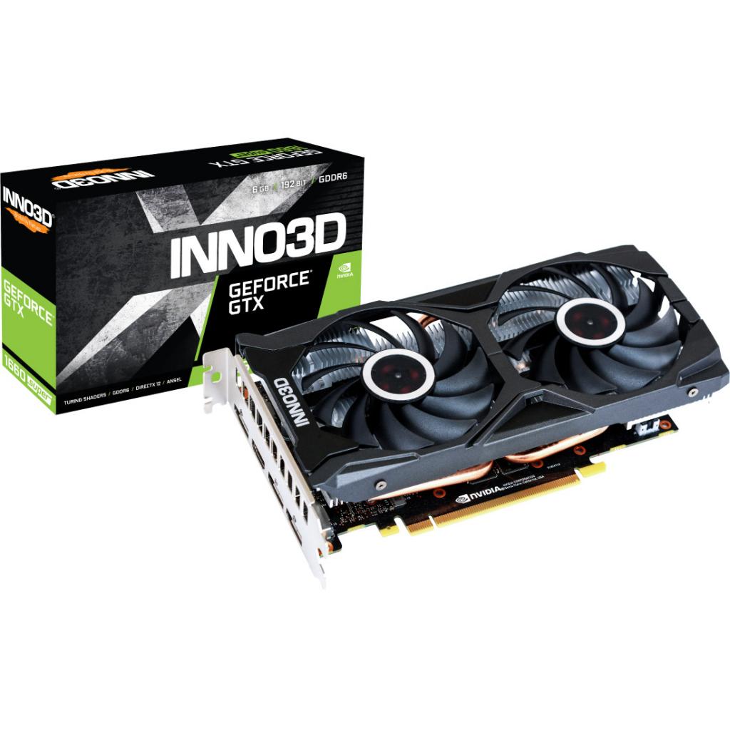 Видеокарта Inno3D GeForce GTX1660 SUPER 6144Mb TWIN X2 (N166S2-06D6-1712VA15L)
