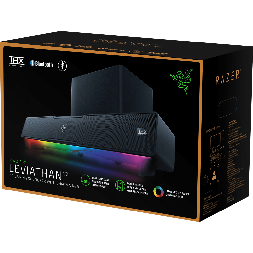 Акустическая система Razer Leviathan V2 (RZ05-03920100-R3G1) - 6