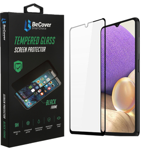 Стекло защитное BeCover Samsung Galaxy A32 5G SM-A326 Black (708251)