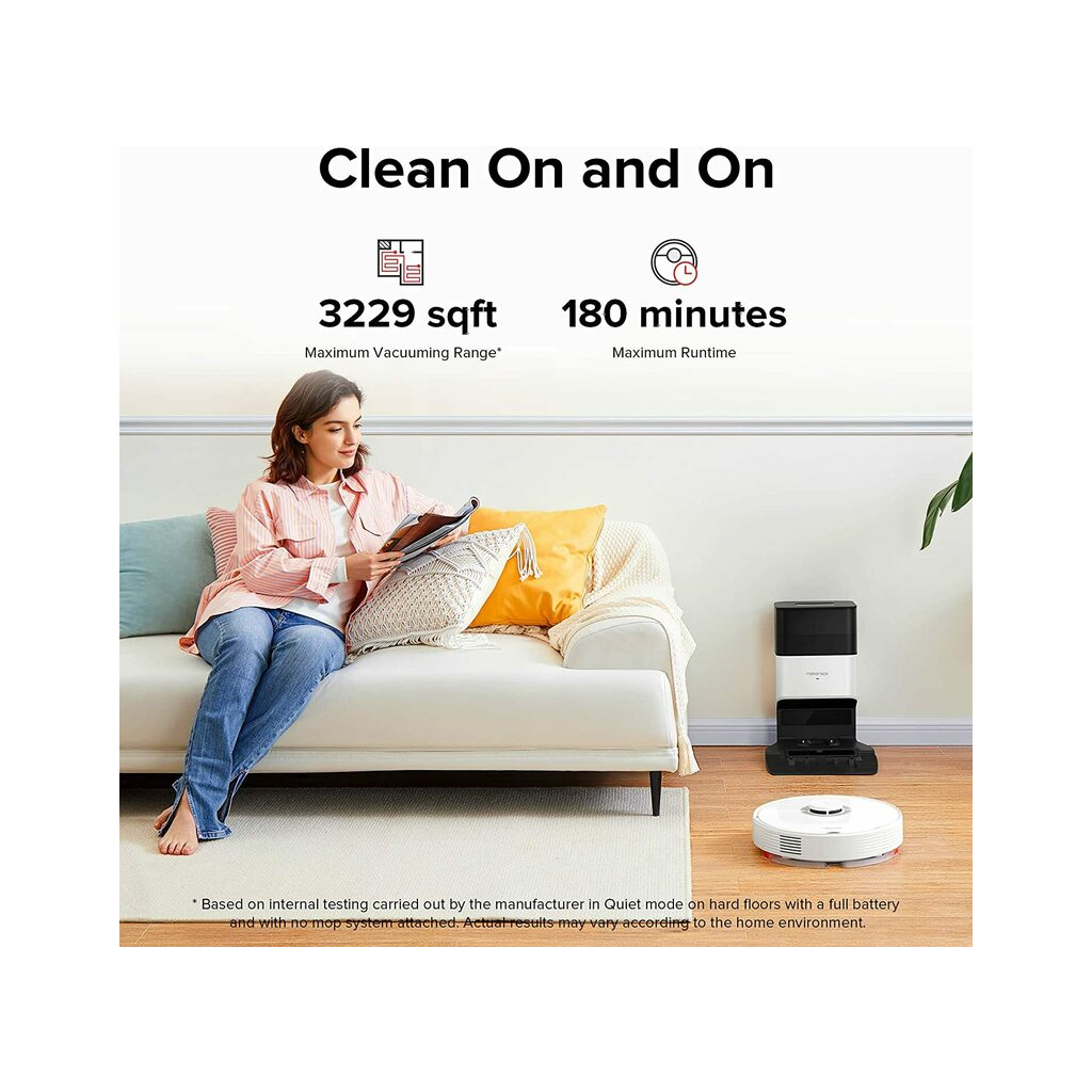 Пылесос Xiaomi RoboRock Vacuum Cleaner Q7 Max+ White (Q7MP02-00) - 2