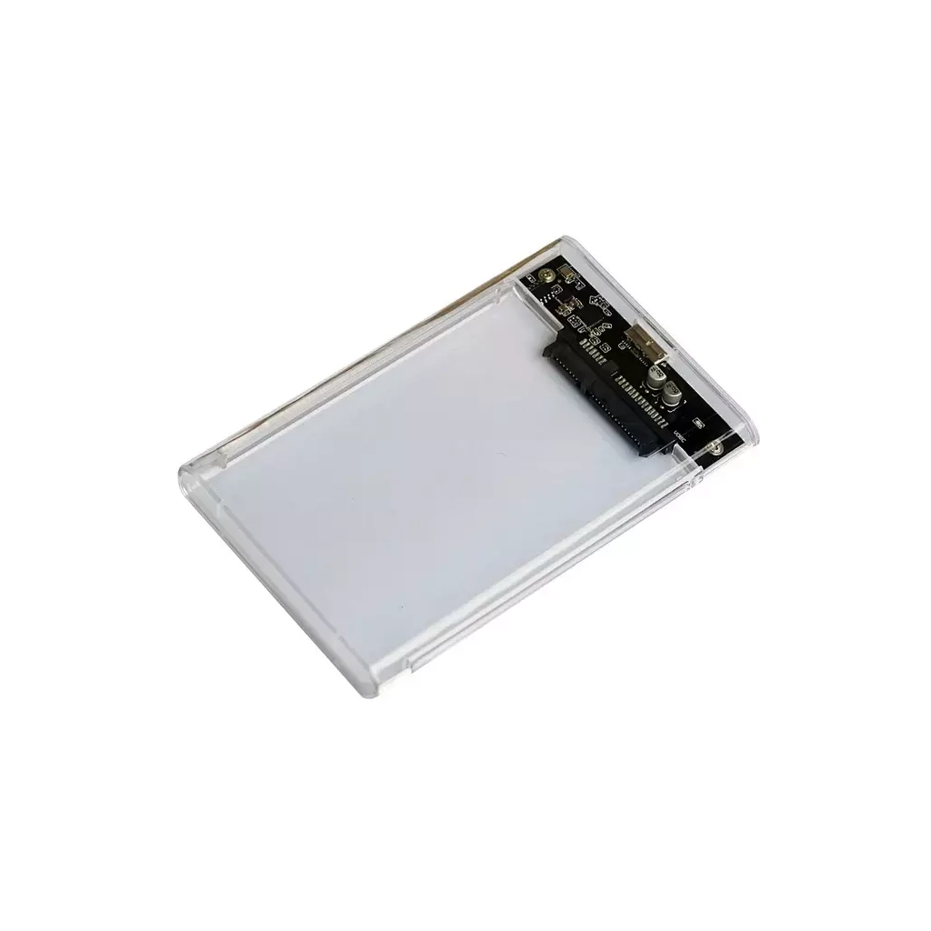 Карман внешний AgeStar 2.5", USB 3.2, 9.5 mm / 7 mm HDD/SSD, Transparent (3UB2P4C (Transparent)) - 3