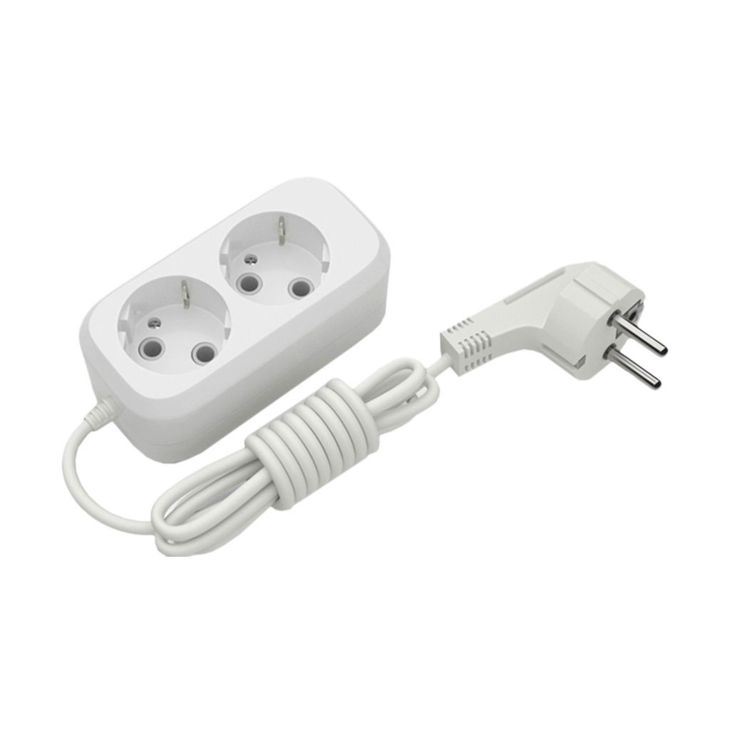 Сетевой удлинитель Electrum C-ES-1788 3.0m, 2 роз, white (C-ES-1788) Сетевой удлинитель Electrum C-ES-1788 3.0m, 2 роз, white (C-ES-1788)