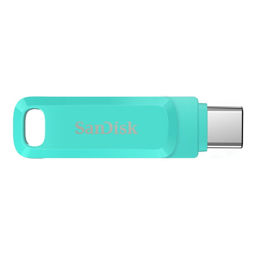 USB флеш накопитель SanDisk 128GB Ultra Dual Drive Go USB 3.1/Type C Green (SDDDC3-128G-G46G) - 2