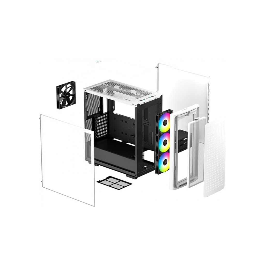 Корпус Deepcool CK560 WHITE - 9