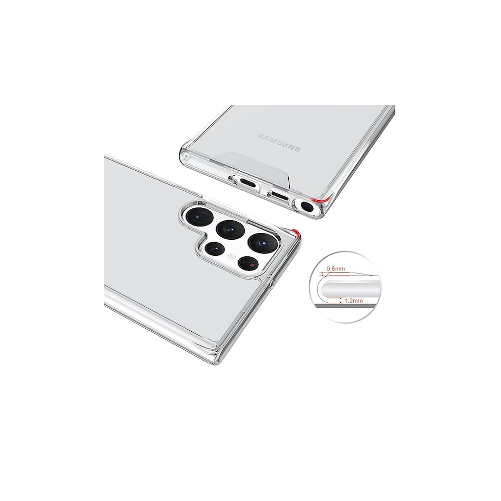 Чехол для моб. телефона BeCover Space Case Samsung Galaxy S22 Ultra 5G SM-S908 Transparancy (708256) - 2