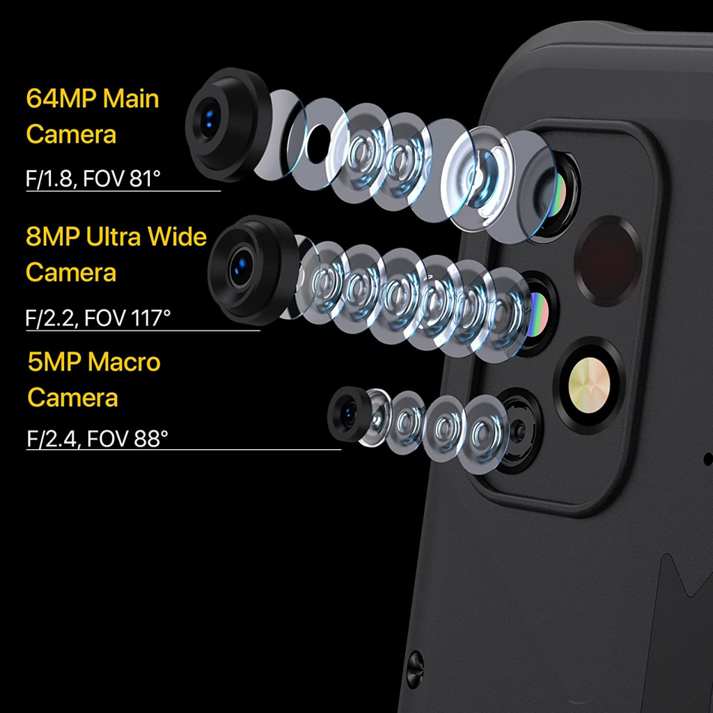 Мобильный телефон Umidigi Bison GT2 Pro 5G 8/256GB Dual Sim Hack Black_ (Bison GT2 Pro 5G 8/256GB Hack Black_) - 9 Мобильный телефон Umidigi Bison GT2 Pro 5G 8/256GB Dual Sim Hack Black_ (Bison GT2 Pro 5G 8/256GB Hack Black_) - 9