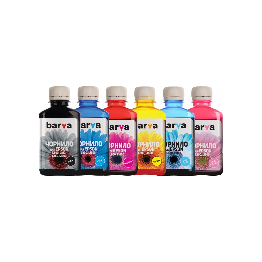 Чернила Barva Epson 115 SET 6x100 мл, OneKey (E115-1K-MP)