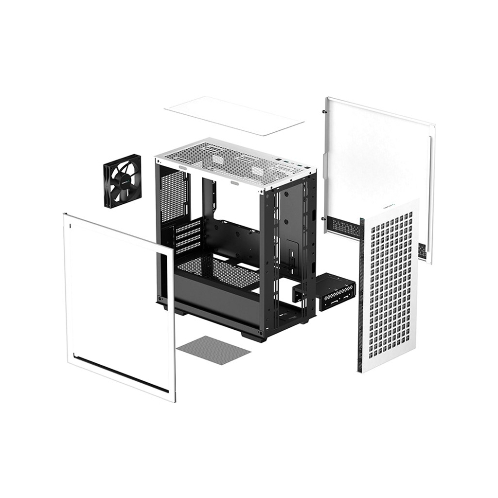 Корпус Deepcool CH370 White (R-CH370-WHNAM1-G-1) - 11