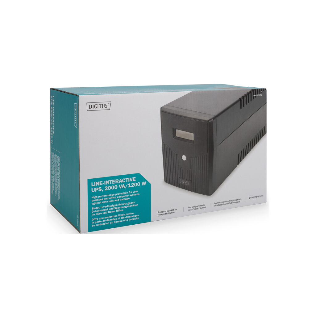 Источник бесперебойного питания Digitus 2000VA DN-170076 (DN-170076) - 3 Источник бесперебойного питания Digitus 2000VA DN-170076 (DN-170076) - 3