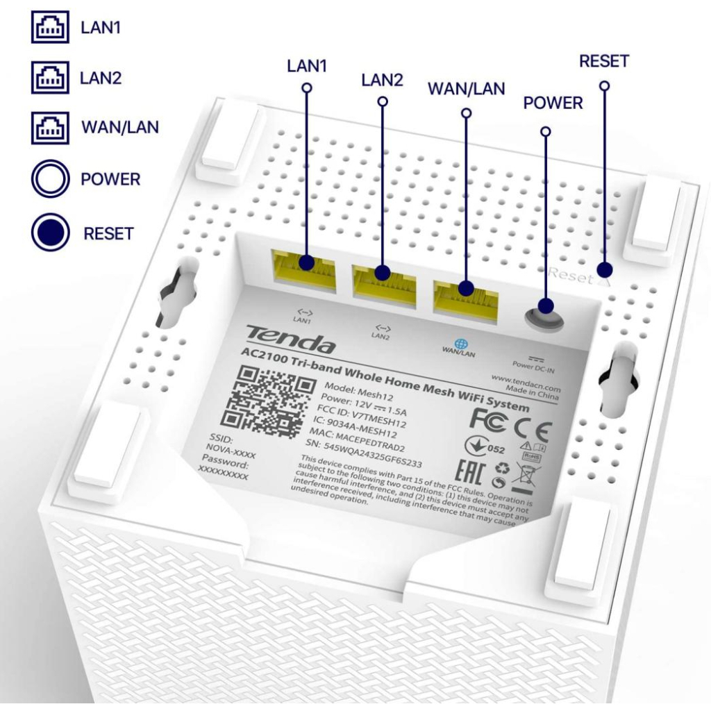 Маршрутизатор Tenda MW12-KIT-3 - 4