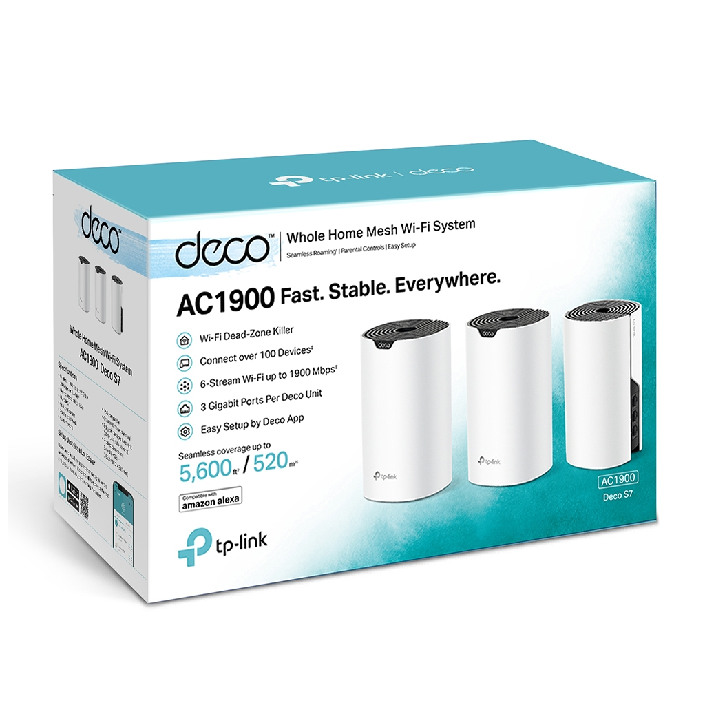 Маршрутизатор TP-Link DECO-S7-3-PACK - 7 Маршрутизатор TP-Link DECO-S7-3-PACK - 7