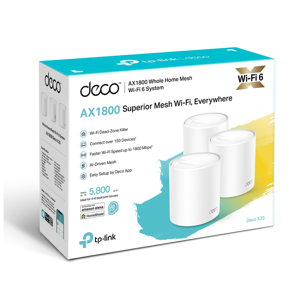 Маршрутизатор TP-Link DECO-X20-3-PACK - 10