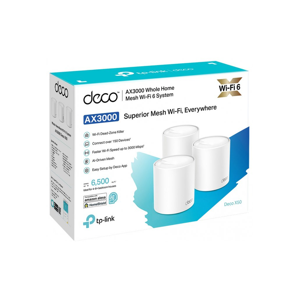 Маршрутизатор TP-Link DECO-X50-3-PACK - 3