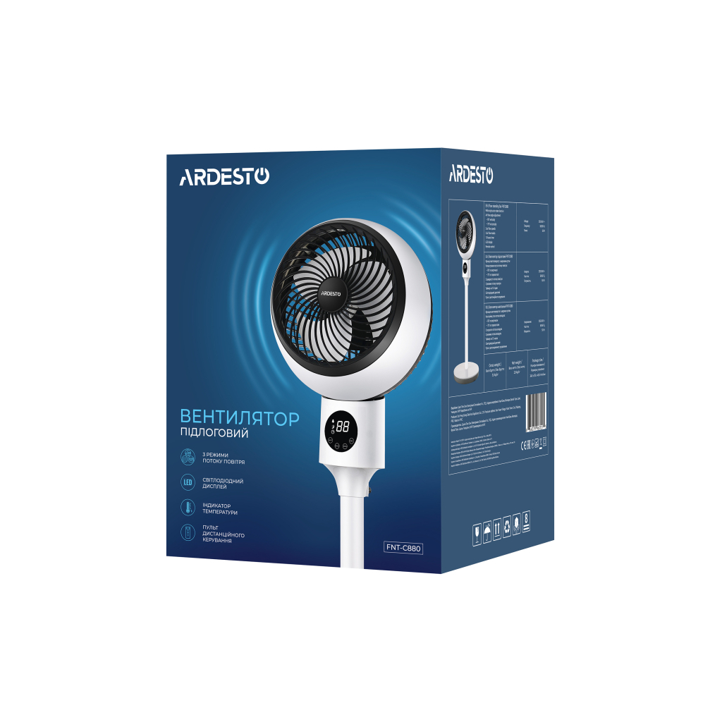 Вентилятор Ardesto FNT-C880 - 1