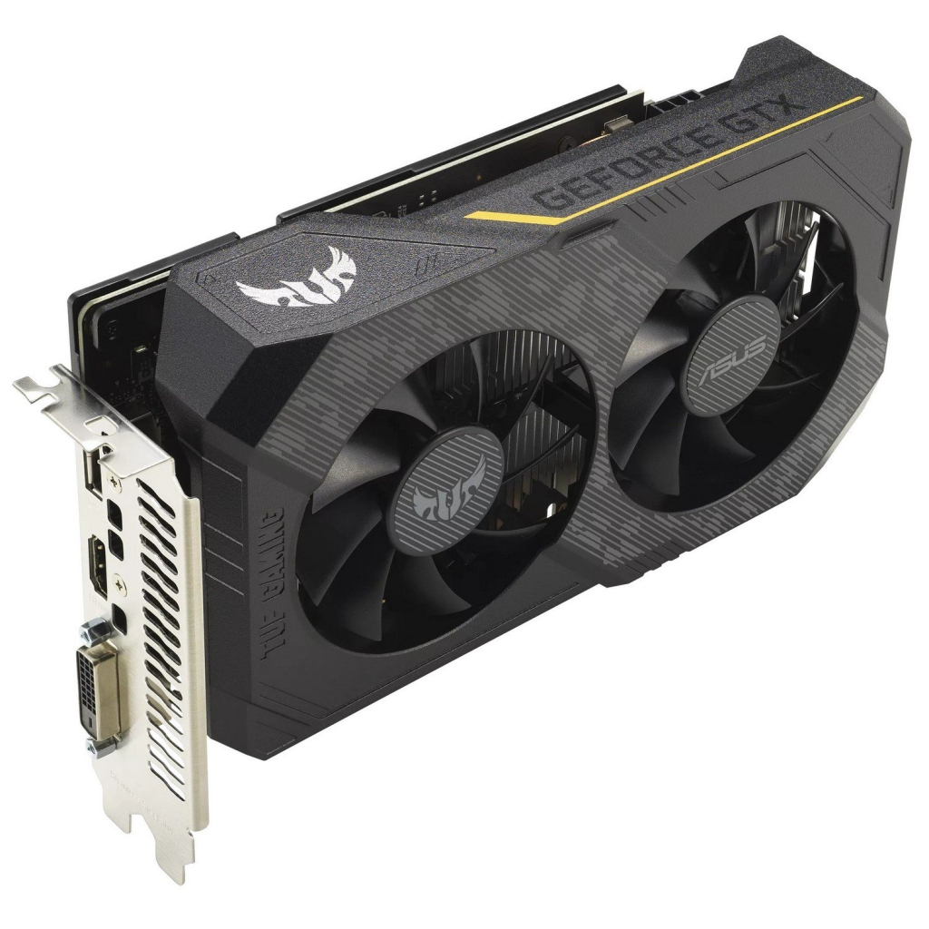 Видеокарта ASUS GeForce GTX1650 4096Mb TUF OC D6 P V2 GAMING (TUF-GTX1650-O4GD6-P-V2-GAMING) - 4