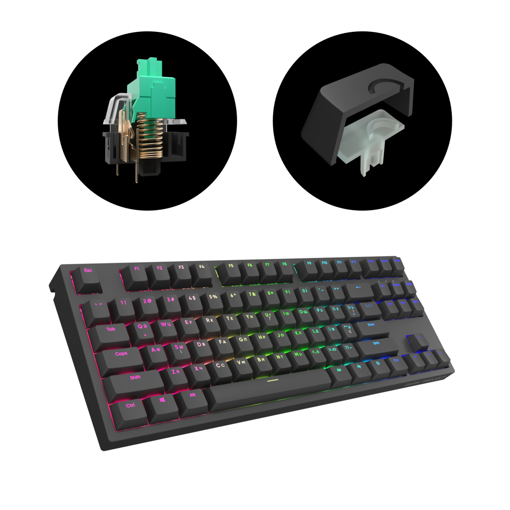 Клавиатура Dark Project One KD87A PBT Mechanical G3ms Sapphire Black (DP-KD-87A-000100-GMT) - 5