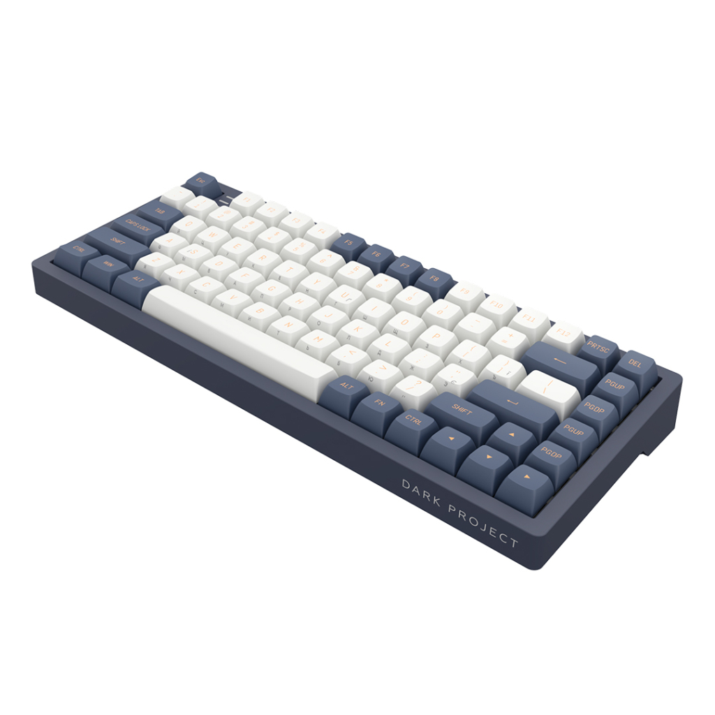 Клавиатура Dark Project KD83A PBT Mechanical G3ms Sapphire Blue/White (DP-KD-83A-004500-GMT) - 1