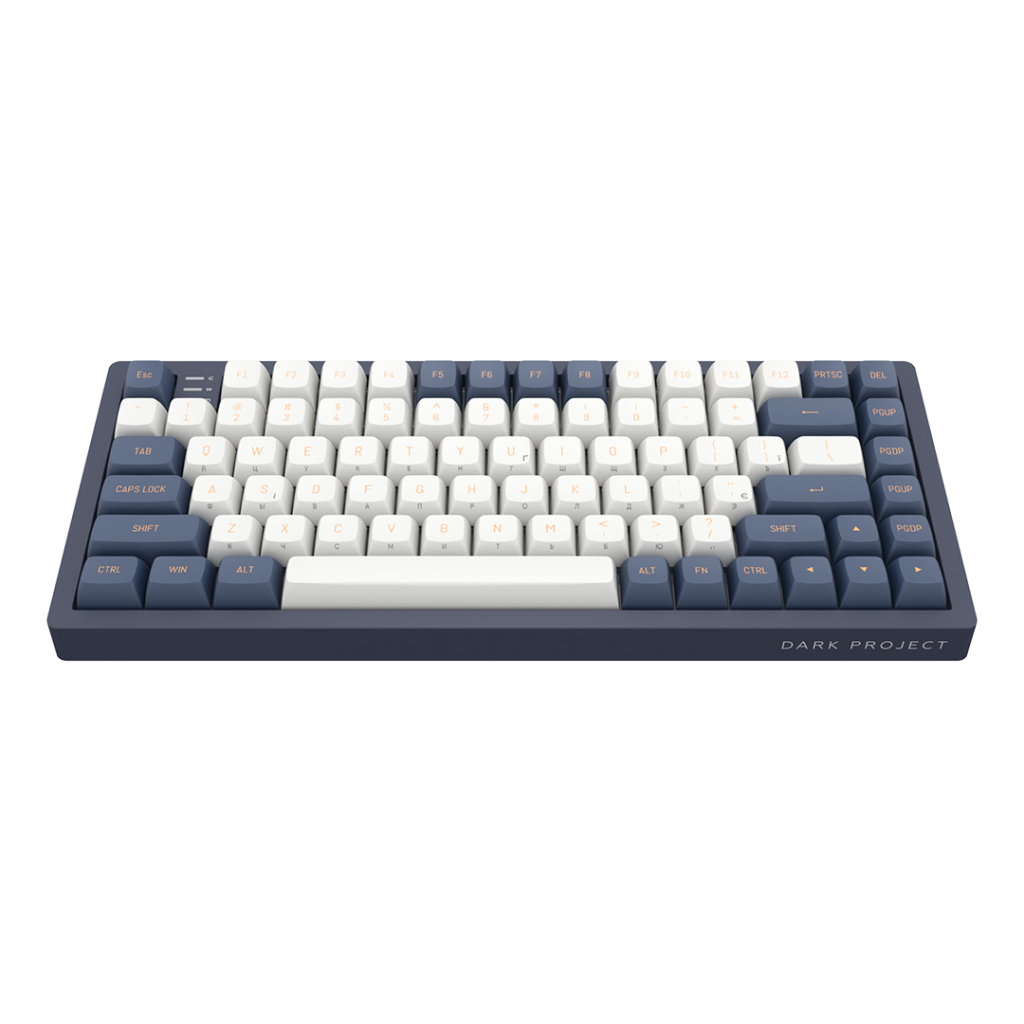 Клавиатура Dark Project KD83A PBT Mechanical G3ms Sapphire Blue/White (DP-KD-83A-004500-GMT) - 2