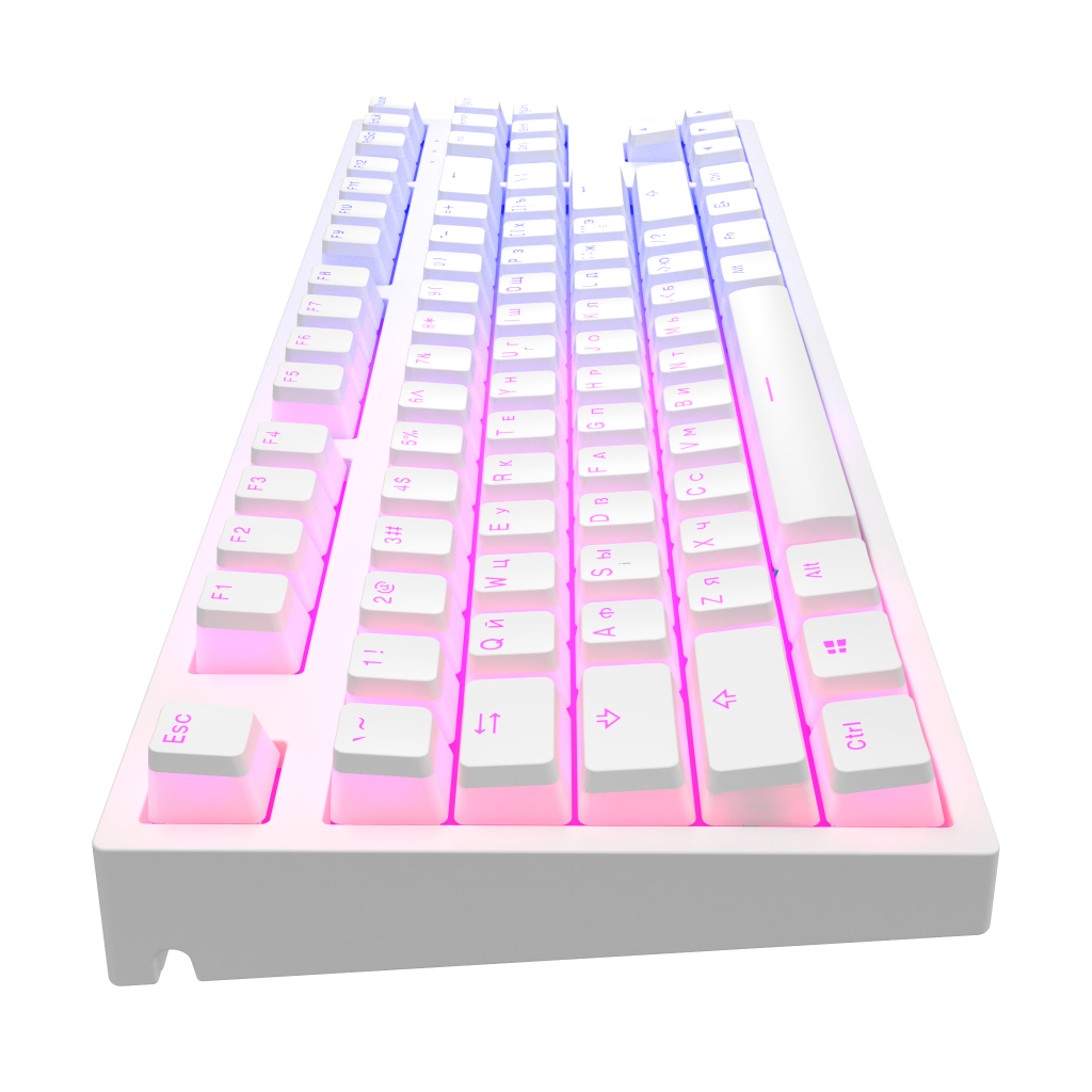 Клавиатура Dark Project KD87A PBT Mechanical Gateron Cap Teal White (DP-KD-87A-107700-GTC) - 3