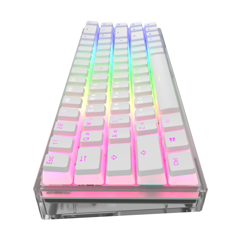 Клавиатура Dark Project KD68B PBT Mechanical G3ms Sapphire Transparent (DP-KD-68B-907700-GMT) - 4