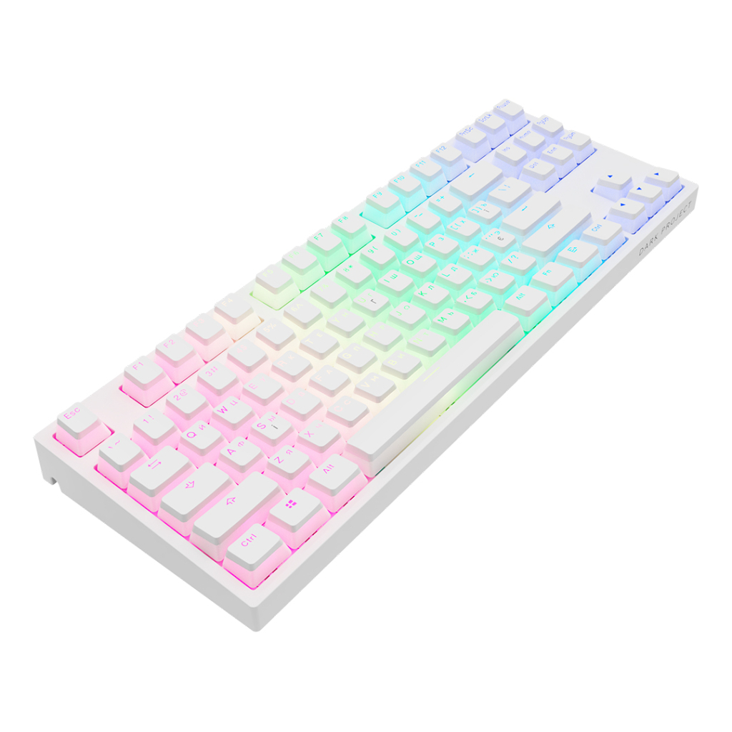Клавиатура Dark Project KD87A PBT Optical G3ms Sapphire White (DP-KD-87A-105210-GMT) - 2