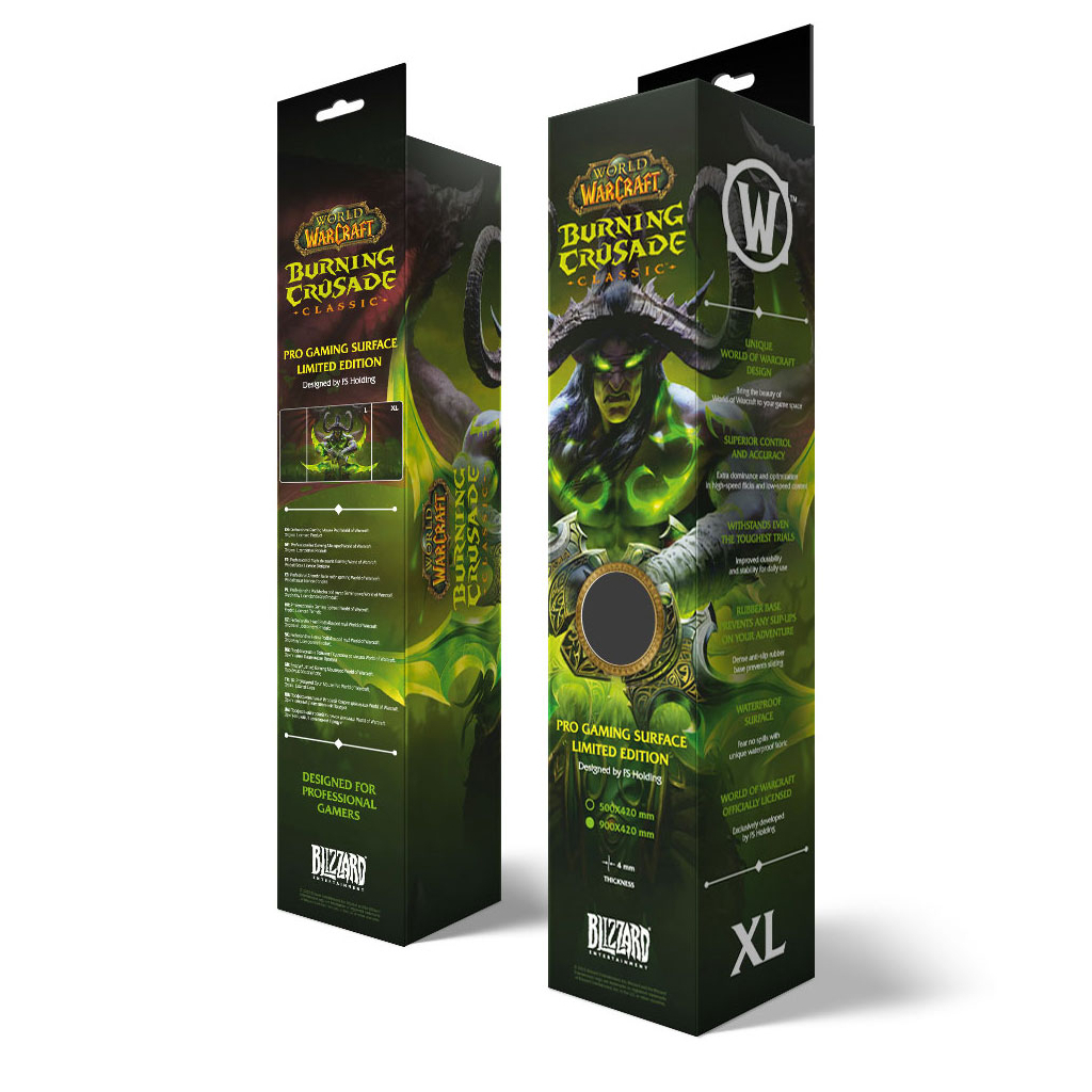 Коврик для мышки Blizzard World of WarCraft Burning Crusade Illidan 0 XL (FBLMPWOWILLID21XL) - 3