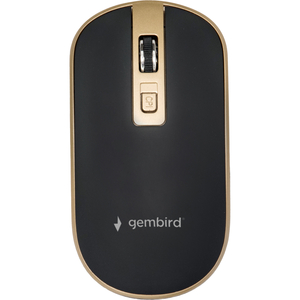 Мышка Gembird MUSW-4B-06-BG Wireless Black-Gold (MUSW-4B-06-BG)