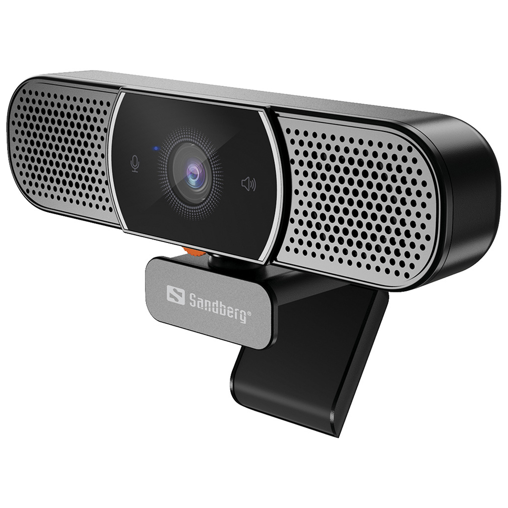 Веб-камера Sandberg All-in-1 Webcam 2K HD Speaker Black (134-37) - 1