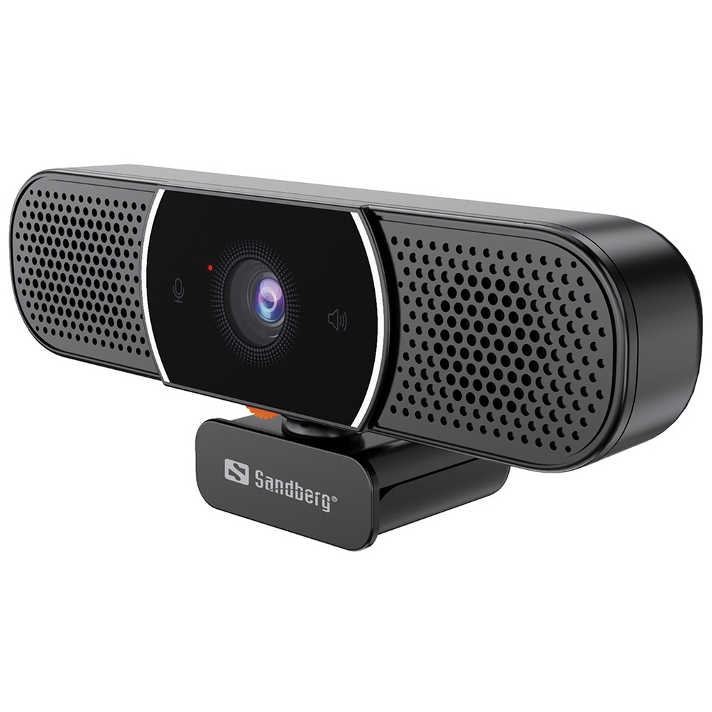 Веб-камера Sandberg All-in-1 Webcam 2K HD Speaker Black (134-37) - 2