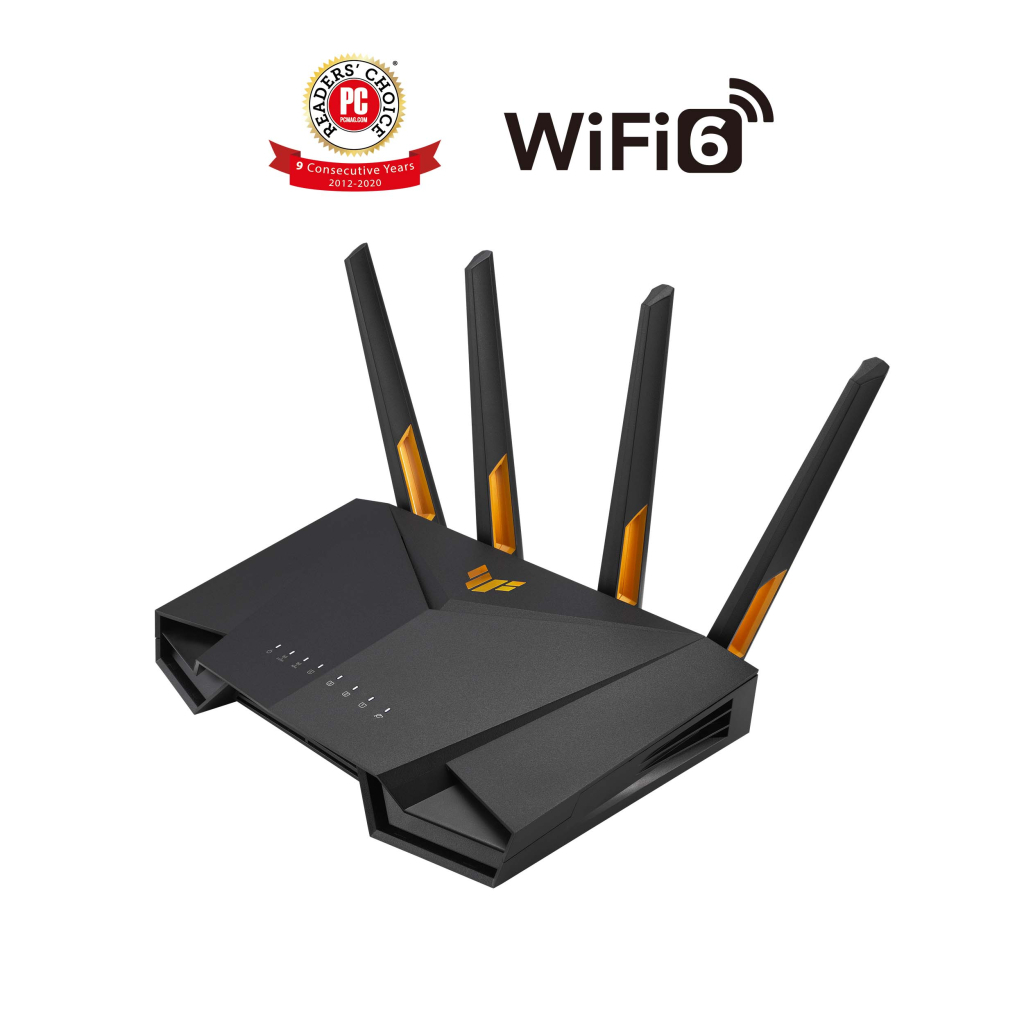 Маршрутизатор ASUS TUF-AX3000 V2 4xGE LAN 2,5xGE WAN 1xUSB3.2 MU-MIMO OFDMA MESH gaming (TUF-AX3000) - 3