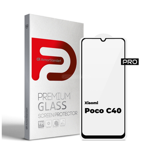 Стекло защитное Armorstandart Pro Xiaomi Poco C40 Black (ARM62124)