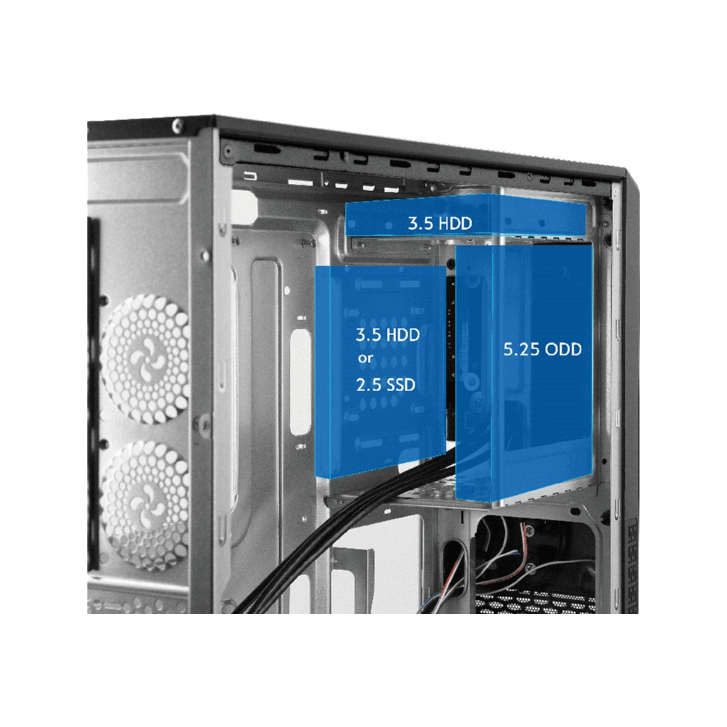 Корпус Chieftec UC-03B-OP - 9