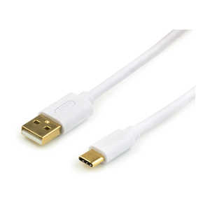 Дата кабель USB-C to Lightning 0.8m GOLD plated Atcom (A15277)