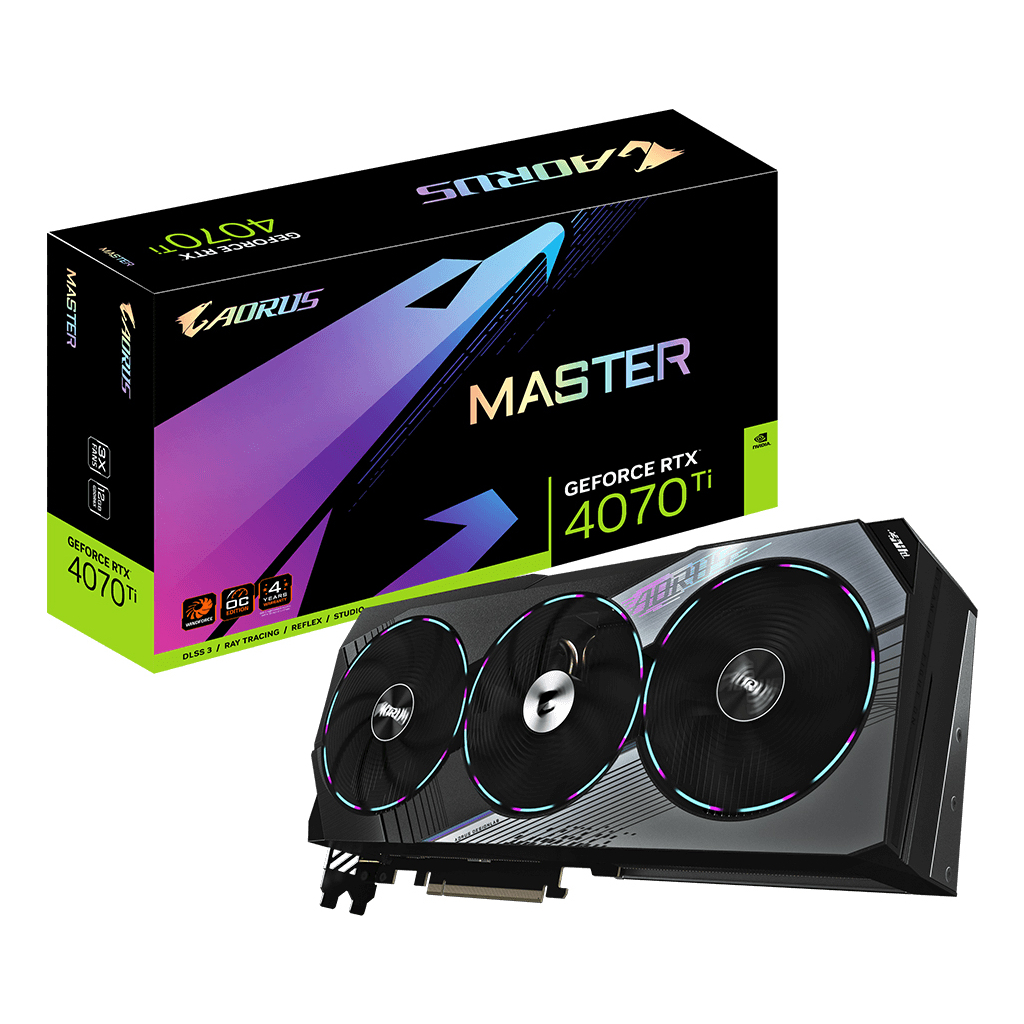 Видеокарта GIGABYTE GeForce RTX4070Ti 12Gb AORUS MASTER (GV-N407TAORUS M-12GD) - 7 Видеокарта GIGABYTE GeForce RTX4070Ti 12Gb AORUS MASTER (GV-N407TAORUS M-12GD) - 7