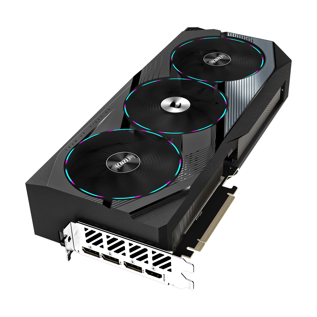 Видеокарта GIGABYTE GeForce RTX4070Ti 12Gb AORUS ELITE (GV-N407TAORUS E-12GD) - 4 Видеокарта GIGABYTE GeForce RTX4070Ti 12Gb AORUS ELITE (GV-N407TAORUS E-12GD) - 4