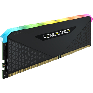 Модуль памяти для компьютера DDR4 16GB 3200 MHz Vengeance RGB RS Black Corsair (CMG16GX4M1E3200C16)
