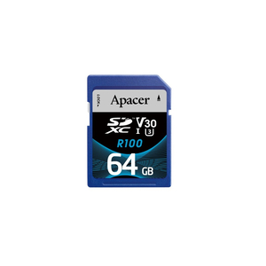 Карта памяти Apacer 64GB SD class 10 UHS-I U3 (AP64GSDXC10U7-R)