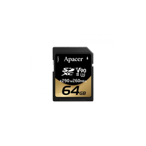 Карта памяти Apacer 64GB SD class 10 UHS-II U3 (AP64GSDXC10V9-R)