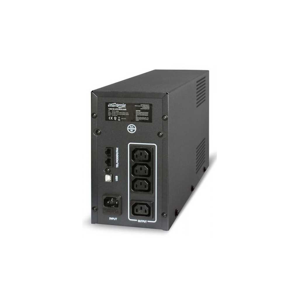 Источник бесперебойного питания EnerGenie UPS-PC-1202AP 1200VA (UPS-PC-1202AP) - 1