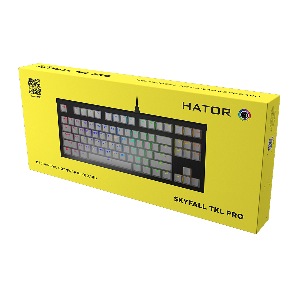 Клавиатура Hator Skyfall TKL PRO USB Black (HTK-655) - 6