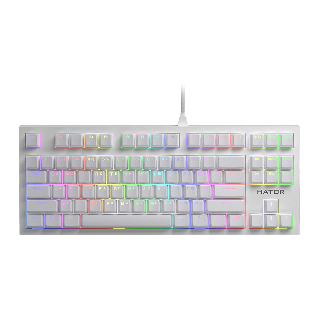Клавиатура Hator Skyfall TKL PRO USB White (HTK-656)