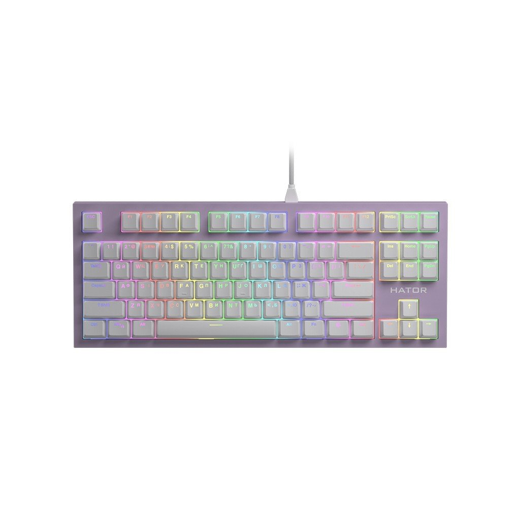Клавиатура Hator Skyfall TKL PRO USB Lilac (HTK-658)